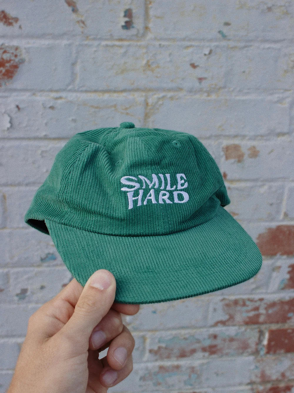 Green Smile Hard Hat