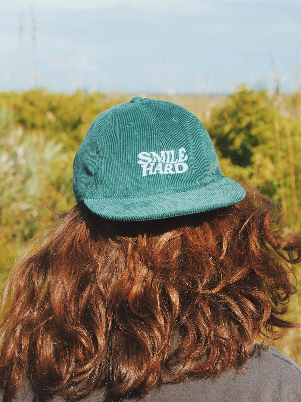 Green Smile Hard Hat