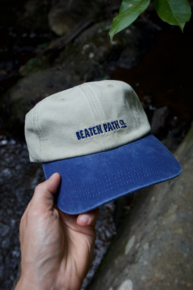 BEATEN PATH CO BLUE TWO TONE DAD HAT