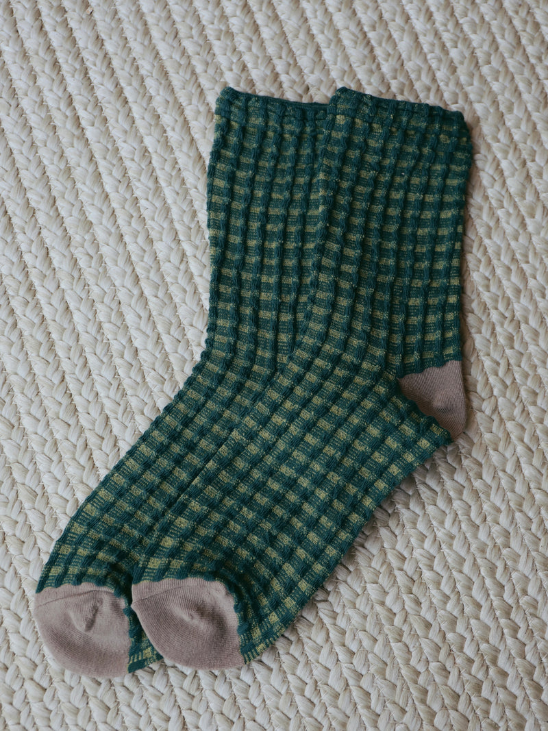 JADE VINE KNIT SOCKS