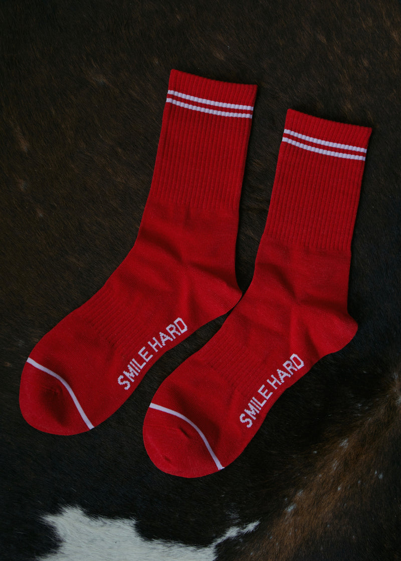 REDSTRIPE SMILE HARD SOCKS
