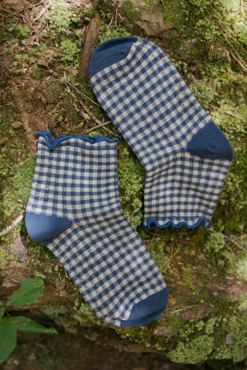 SEASIDE GINGHAM SOCKS