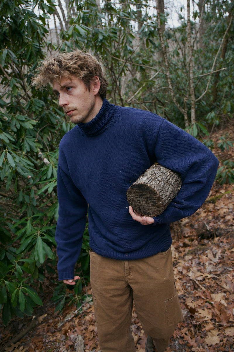 PORTLAND ORGANIC COTTON TURTLENECK SWEATER