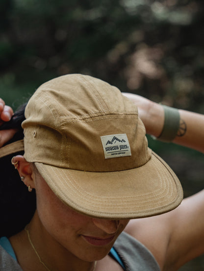 TAN 5-PANEL HAT