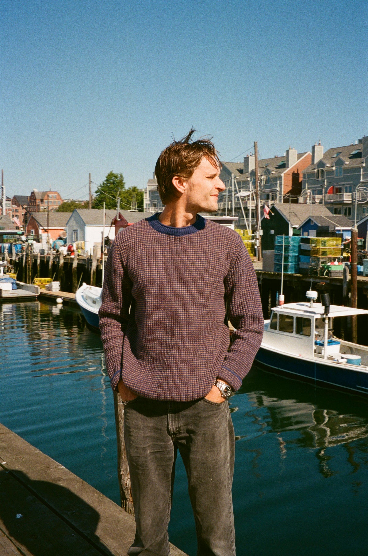 GRANDPAS FISHERMAN KNIT ROLL-NECK SWEATER – Beaten Path Co