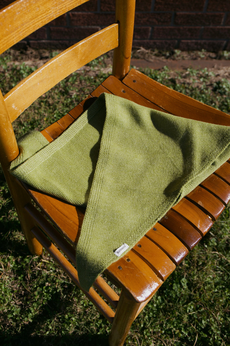 HARVEST LIME TRIANGLE SCARF