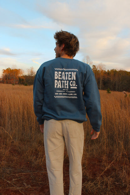 CHECKERED SANDWICH CREWNECK