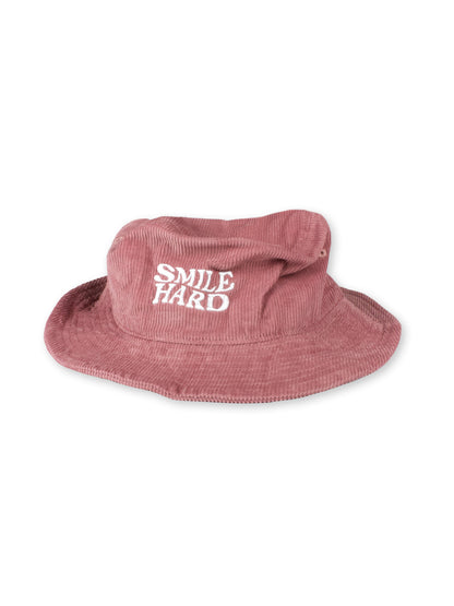 MAUVE SMILE HARD BUCKET HAT